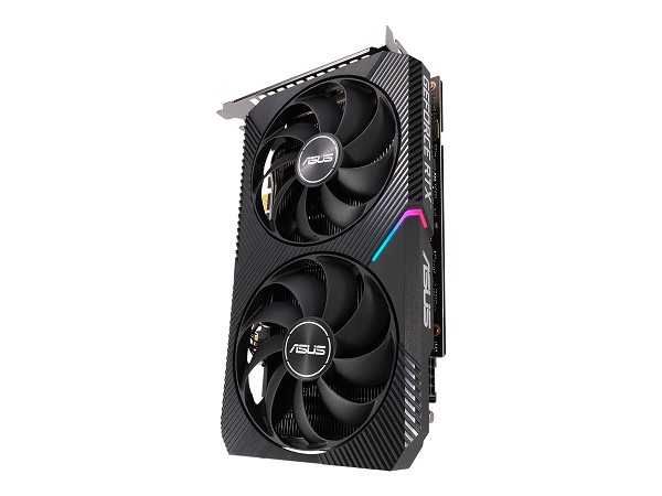 ASUS DUAL-RTX3060-O12G-V2 - OC Edition - Grafikkarte unten