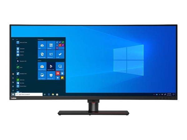 Preview: Lenovo ThinkVision P40w-20 - LED-Monitor - gebogen hinten