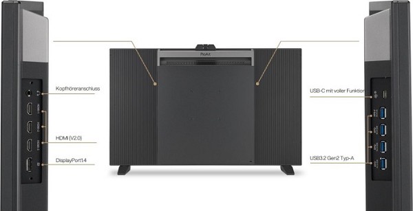 ASUS ProArt PA32DC - OLED-Monitor - 4K - 81.3 cm ( vorn rechts