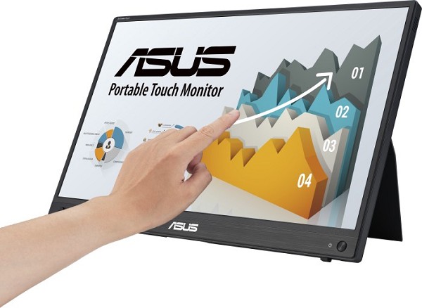 ASUS ZenScreen Touch MB16AHT, 15.6" vorn rechts vorn rechts