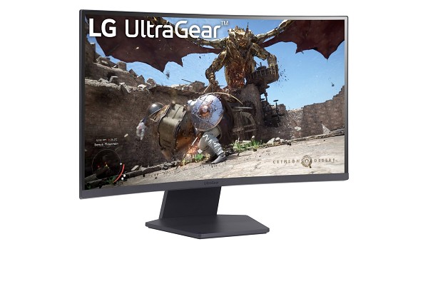 Preview: LG UltraGear 27GS60QC-B - LED-Monitor - gebogen - hinten