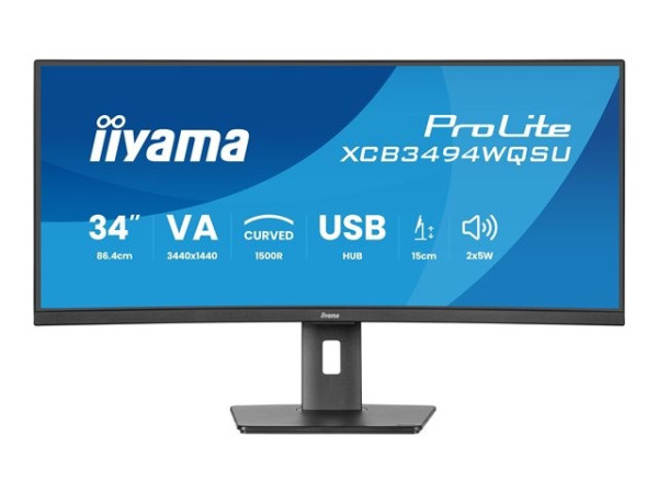 iiyama ProLite XCB3494WQSU-B1 - LED-Monitor - gebo