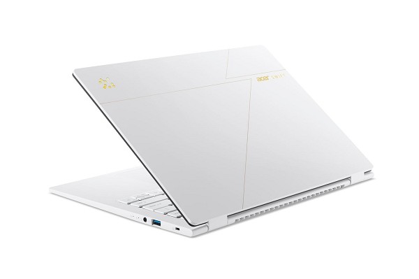 Preview: Acer Swift Edge 14 AI SFE14-51T-94BZ, Pearl White, rechts