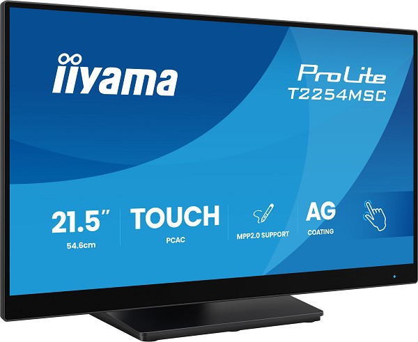 iiyama 21.5" (54.6 cm) Optical Bonded PCAP 10 Punk oben