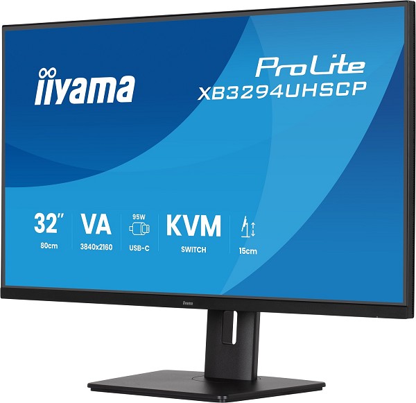 Preview: Iiyama ProLite XB3294UHSCP-B1 - LED-Monitor - 80 cm (31.5