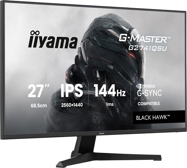 Preview: iiyama G-MASTER G2741QSU-B1 Computerbildschirm 68, links