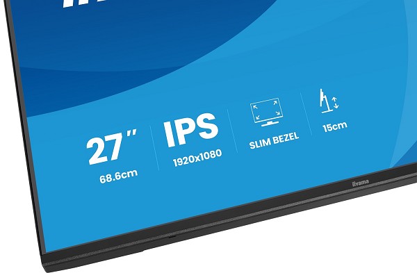 iiyama ProLite XB2797HSU-B1 - 68,6 cm (27") 1920 x 1080 Pixe vorn rechts