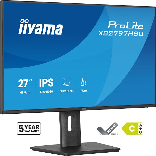 iiyama ProLite XB2797HSU-B1 - 68,6 cm (27") 1920 x 1080 Pixe oben