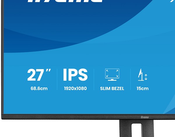 iiyama ProLite XB2797HSU-B1 - 68,6 cm (27") 1920 x 1080 Pixe vorn links