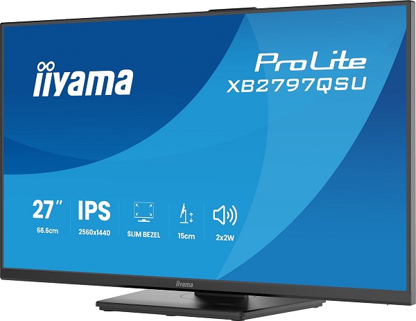 iiyama ProLite XB2797QSU-B1 Computerbildschirm 68, vorn rechts