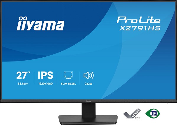 Preview: iiyama ProLite X2791HS-B1. Bildschirmdiagonale: 68 hinten
