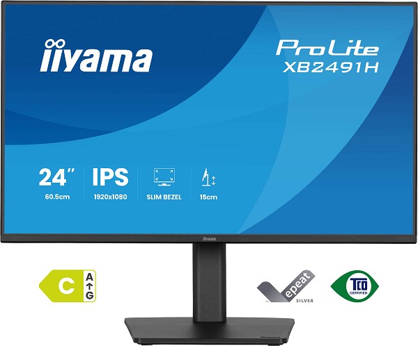 iiyama ProLite XB2491H-B1 - 60,5 cm (23.8") 1920 x 1080 Pixe hinten