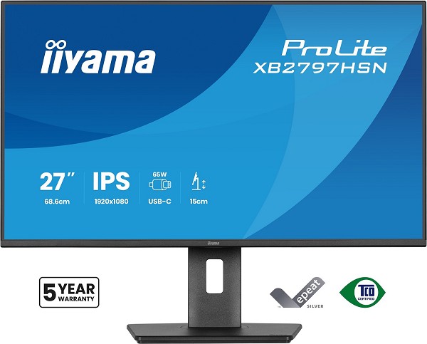 Preview: iiyama ProLite XB2797HSN-B1 Computerbildschirm 68, hinten