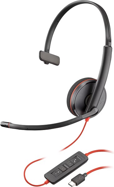 Poly Blackwire 3210 USB-C/A