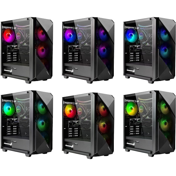 GAMEMAX Striker 7627 Gaming-PC, Ryzen 5 9600X, 32GB RAM, 1TB unten