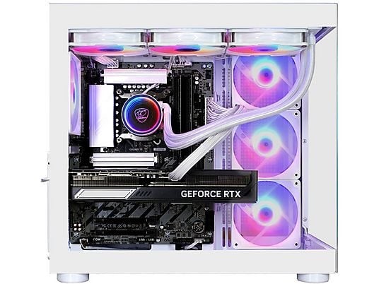 Preview: COUGAR FV150 WT 7943 Gaming-PC, Ryzen 5 9600X, 32GB RAM, 1TB hinten