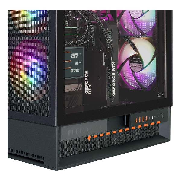 Preview: COUGAR OmnyX BK 8148 Gaming-PC, Ryzen 9 9950X3D, 64GB RAM, 2 rechts