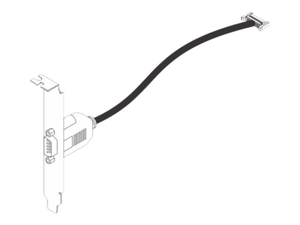 Lenovo ThinkSystem - serielles Bedienfeld - DB-9