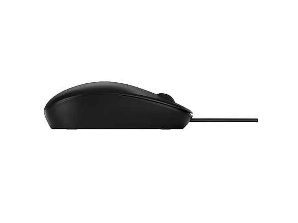 HP 125 - Maus - kabelgebunden - USB - Schwarz oben oben