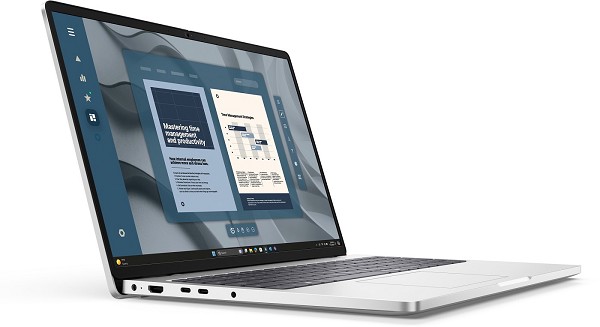 Preview: DELL Pro 16 PC16255 AMD Ryzen AI 5 340 Laptop 40,6 hinten