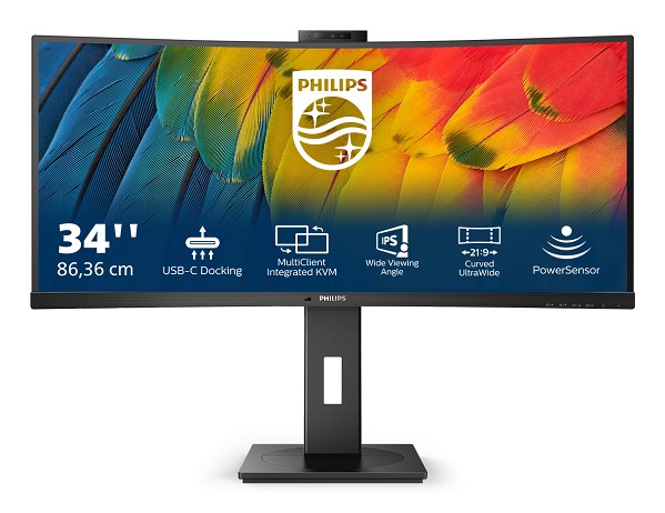 Preview: Philips 34B1U5600CH - 5000 Series - LED-Monitor - links