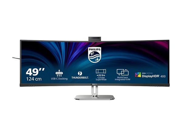Preview: Philips 49B2U6903CH - 6000 Series - LED-Monitor - hinten