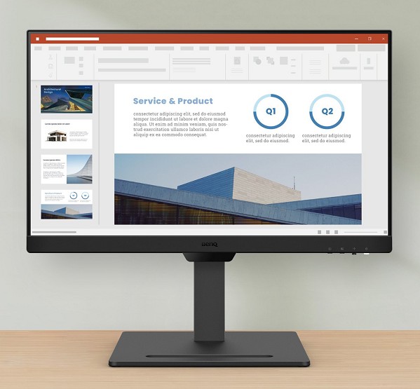 Preview: BenQ GW2790T IPS 100Hz 27 inch Monitor w Computerb hinten
