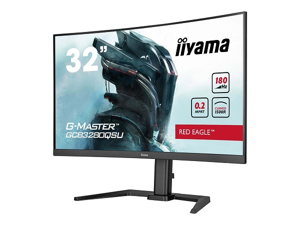 Preview: iiyama G-MASTER Red Eagle GCB3280QSU-B2 - LED-Moni hinten