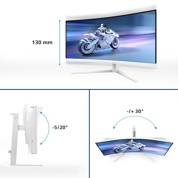 Preview: Philips Evnia 5000 34M2C5501A/00 Computerbildschir links