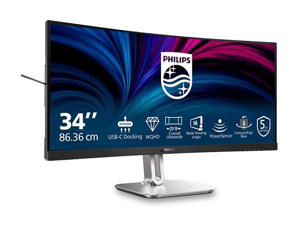 Preview: Philips 34B2U5600C - 5000 Series - LED-Monitor - gebogen - 8 rechts