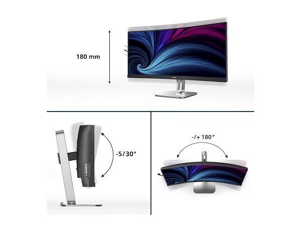 Philips 34B2U5600C - 5000 Series - LED-Monitor - gebogen - 8 oben