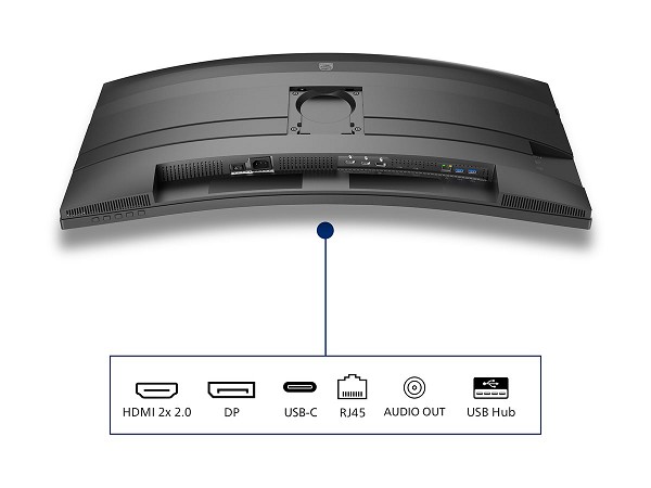Philips 34B2U5600C - 5000 Series - LED-Monitor - gebogen - 8 vorn links
