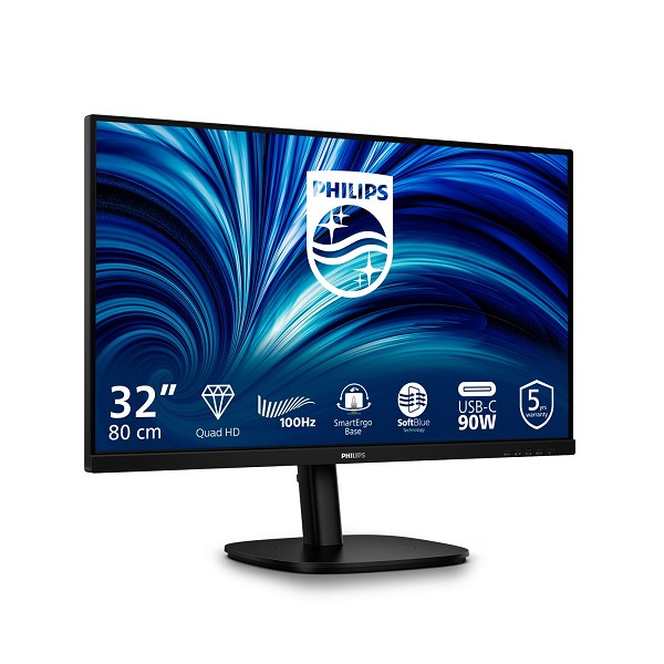 Preview: Philips 32B2U3601/00 Computerbildschirm 80 cm (31. hinten