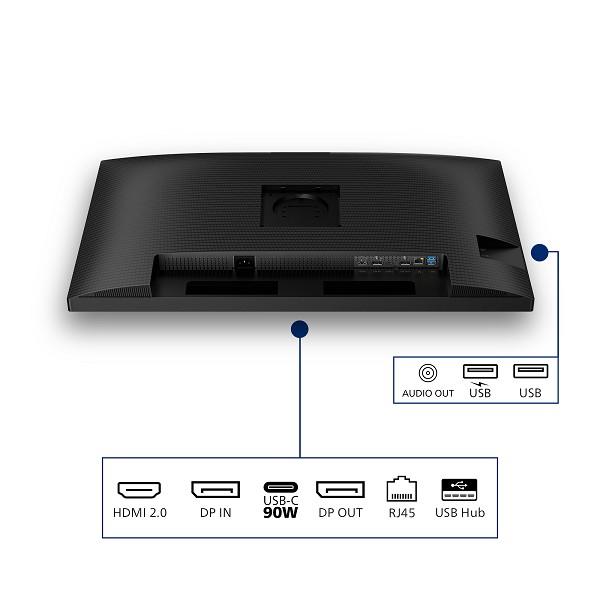 Philips 32B2U3601/00 Computerbildschirm 80 cm (31. oben