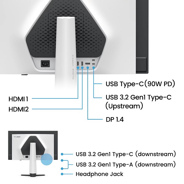 BenQ EX271UZ Computerbildschirm 67,3 cm (26.5") 38 oben