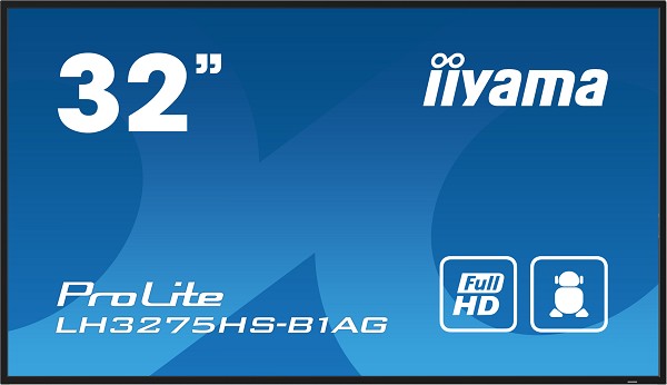 Preview: iiyama LH3275HS-B1AG Signage-Display Digital Signa hinten