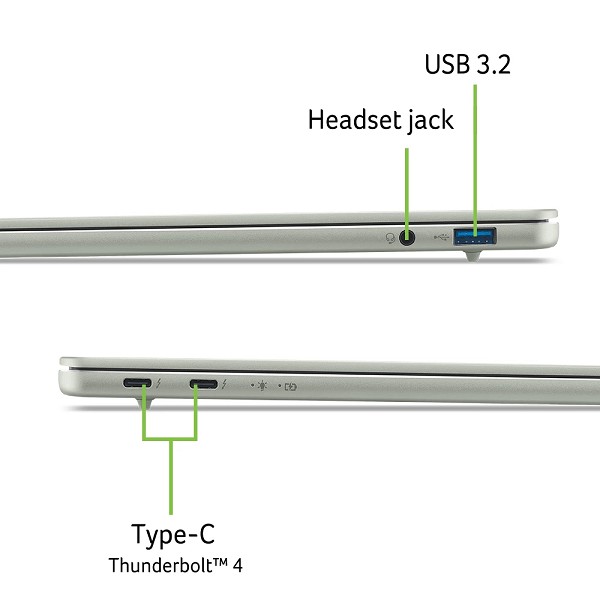 Preview: Acer Notebook Swift Air 14 SFA14-I31 SFA14-I31-51H hinten