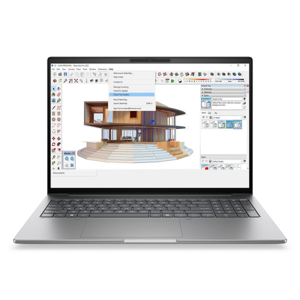 HP ZBook 8 G2i 16, 16" WUXGA OLED, Intel Core Ultra 7 356H, 64GB, 1TB SSD, NVIDIA RTX PRO 500, Windows 11 Pro