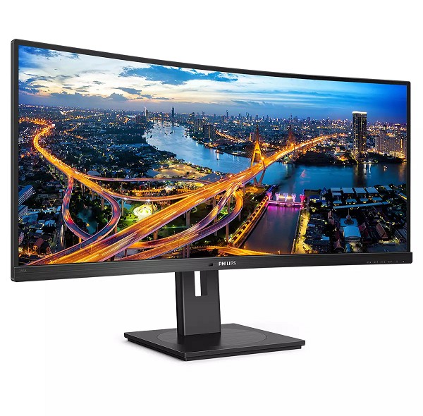 Philips B Line 346B1C - LED-Monitor - gebogen - 86 vorn links