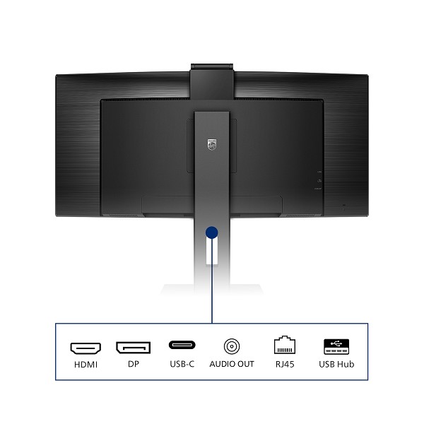 Philips P-line 346P1CRH - LED-Monitor - gebogen - oben