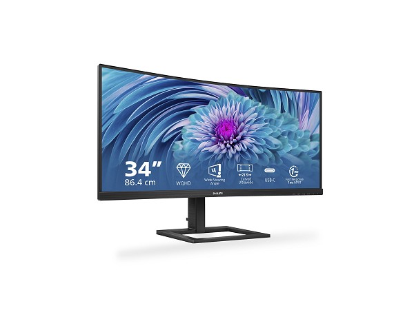 Preview: Philips E-line 346E2CUAE - LED-Monitor - gebogen - hinten