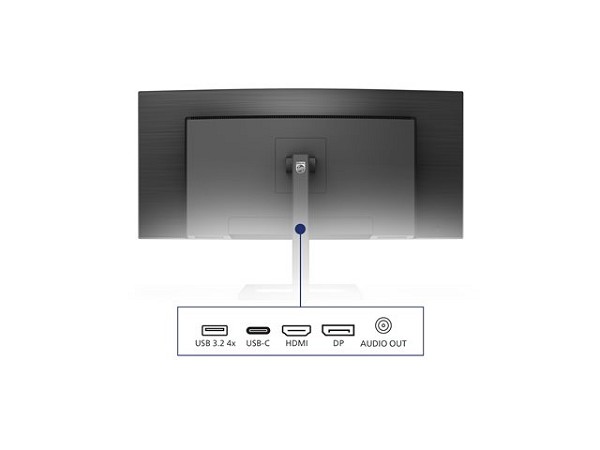 Philips E-line 346E2CUAE - LED-Monitor - gebogen - vorn links