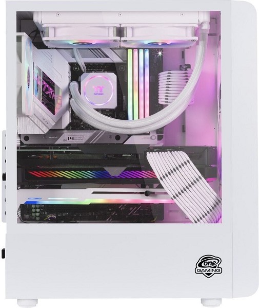 Preview: ONE GAMING Gaming PC White Edition AN62 hinten