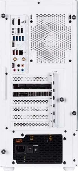 ONE GAMING Gaming PC White Edition AN62 oben