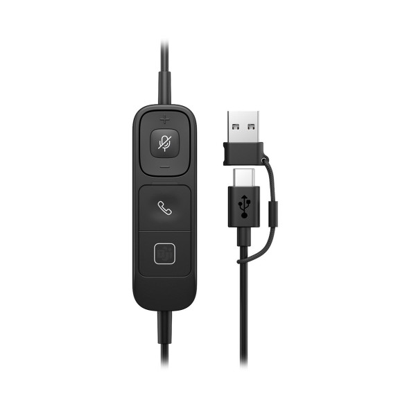 Preview: HP Poly Mission 415 Monaural Headset – On-Ear, USB-C/USB-A,  links