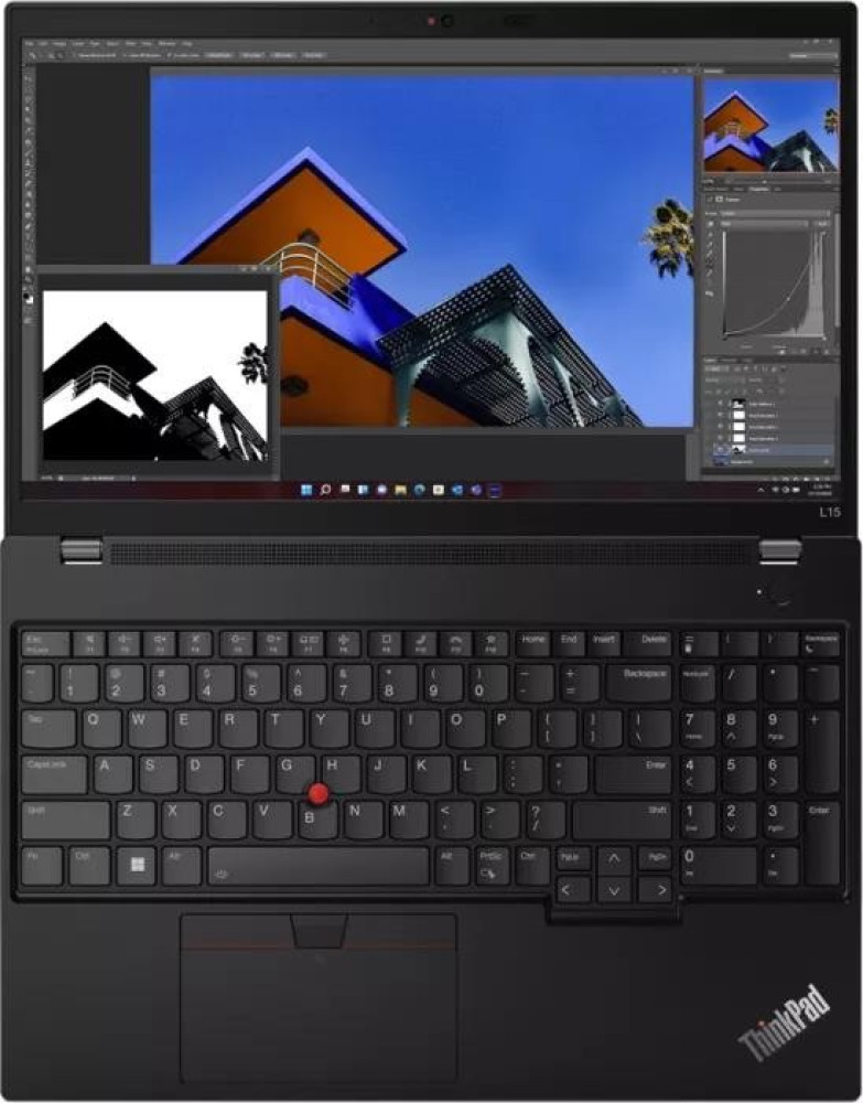 Lenovo ThinkPad L15 G4 (AMD) Thunder Black, Ryzen hinten