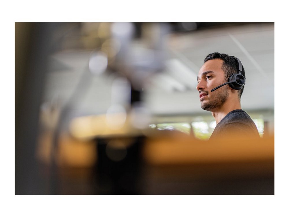 Poly Voyager 4320-M - Headset - Adapter USB-A via vorn links