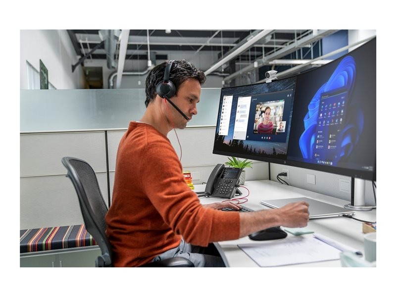 Poly Blackwire 5220 - Headset - USB-C, 3,5 mm Stec hinten