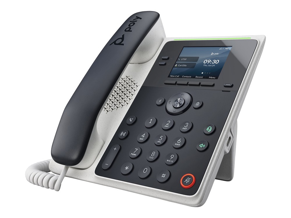 Poly Edge E100 - VoIP-Telefon mit Rufnummernanzeig