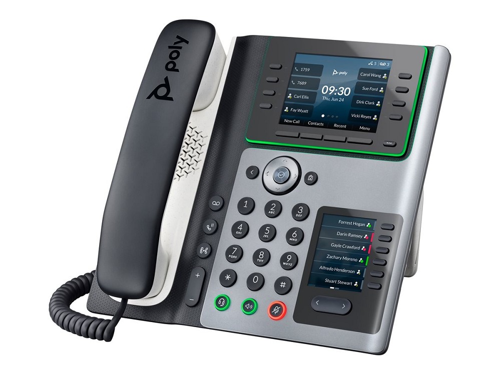 Poly Edge E450 - VoIP-Telefon mit Rufnummernanzeig